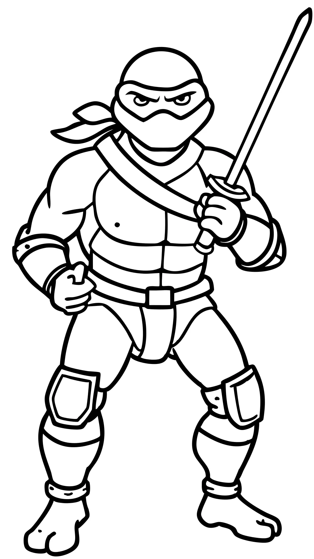 ninja turtle leonardo coloring pages